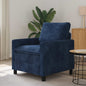 Navy Blue Sofa 126 x 81 x 87.5 cm Polyester