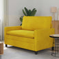 Yellow Sofa 126 x 81 x 87.5 cm Velvet