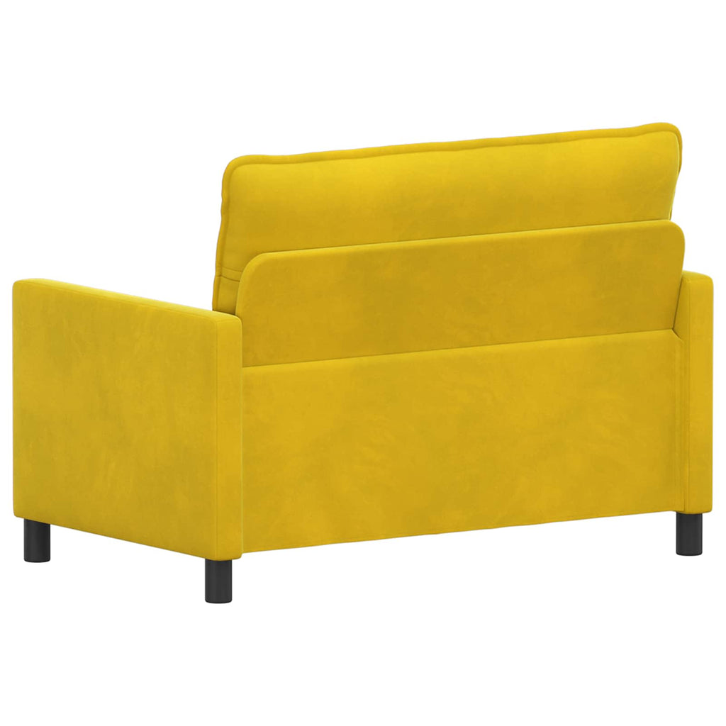 Sofá Amarillo 126 x 81 x 87,5 cm Terciopelo