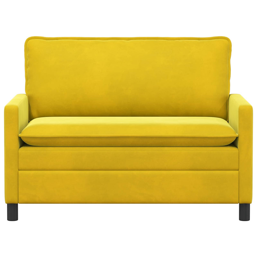 Sofá Amarillo 126 x 81 x 87,5 cm Terciopelo