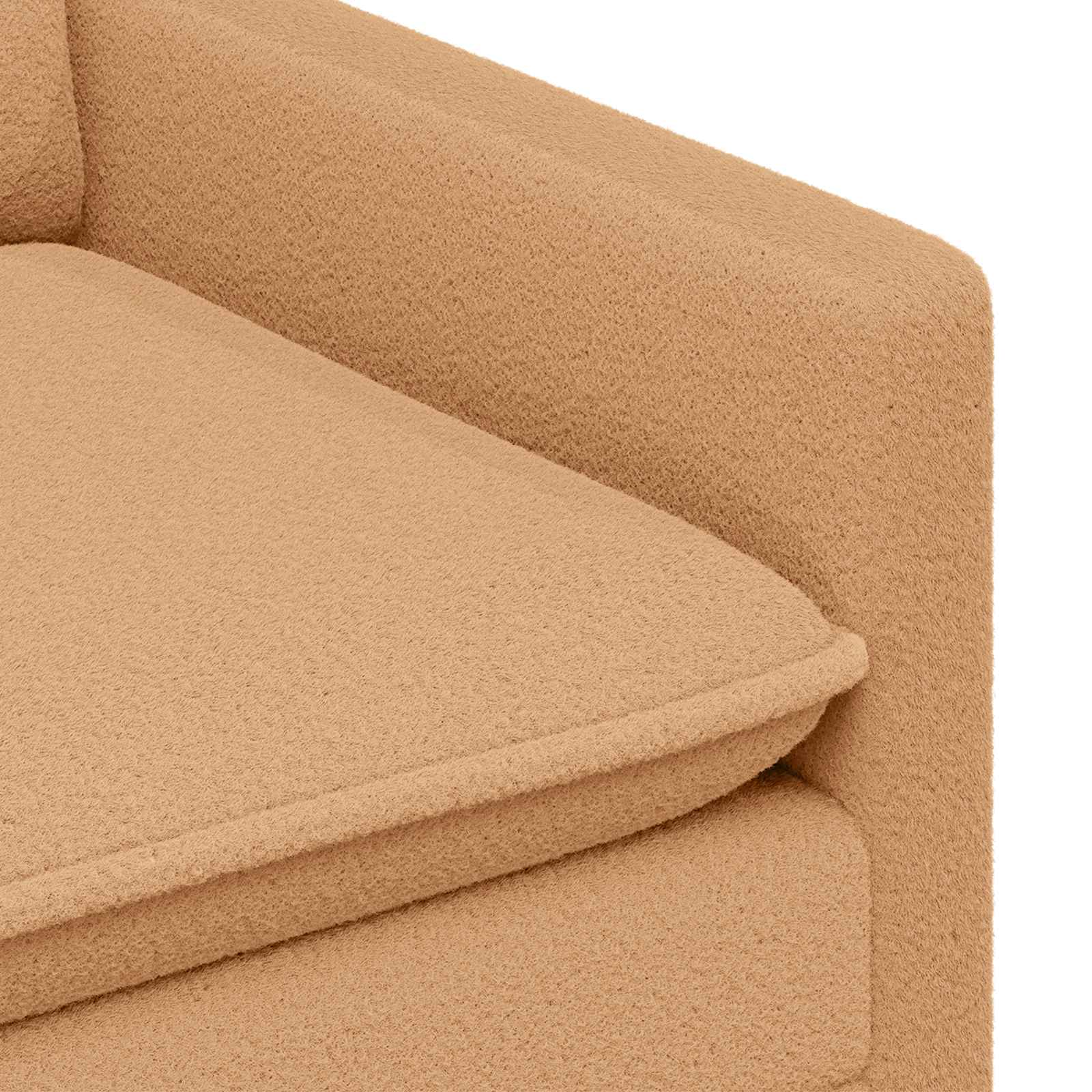 Sofá Beige 126 x 81 x 87,5 cm Tela