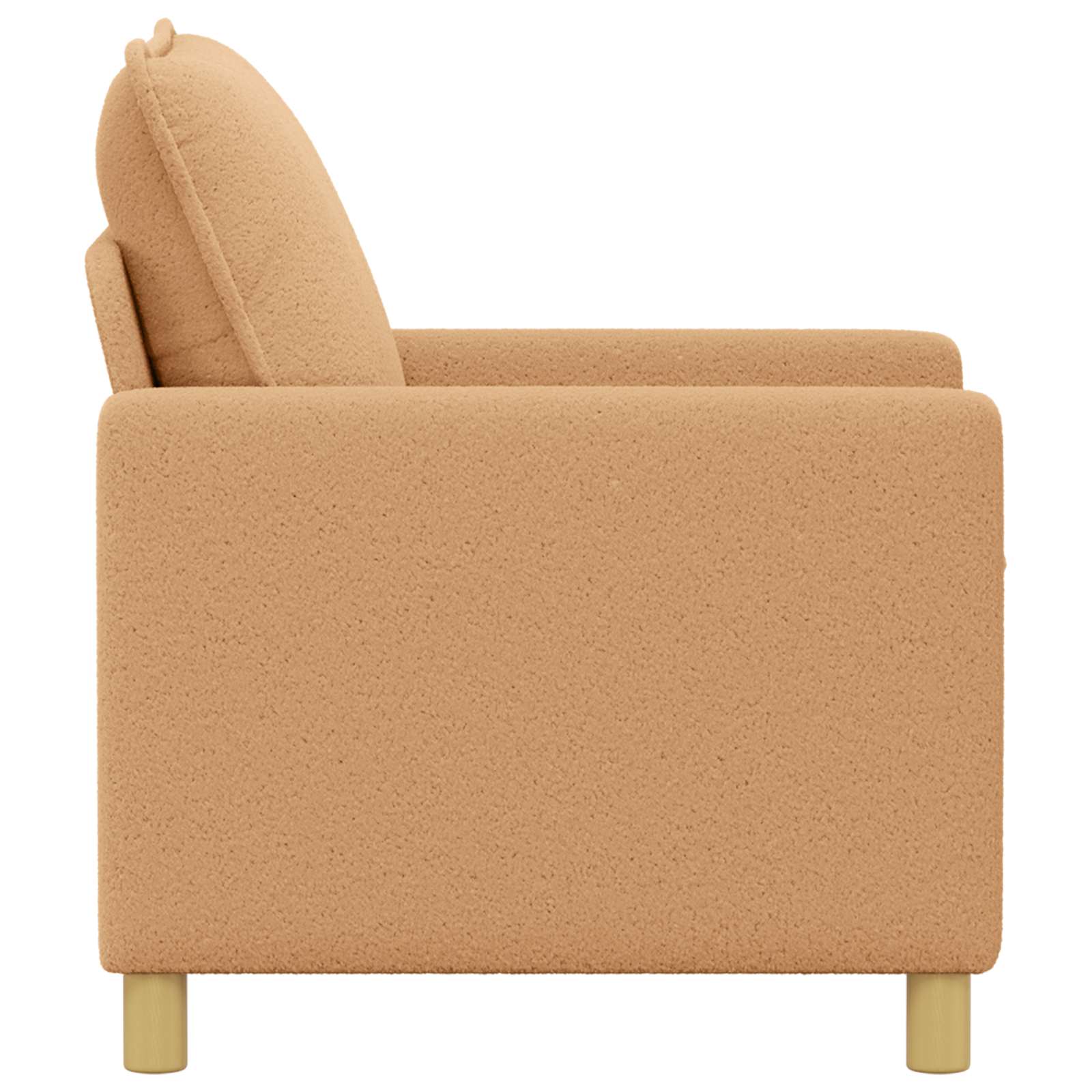 Sofá Beige 126 x 81 x 87,5 cm Tela