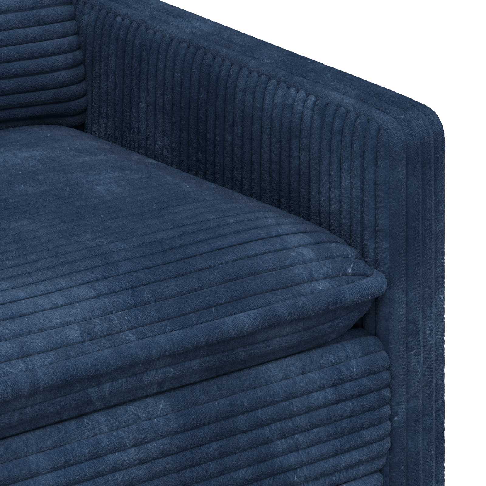 Sofá Azul marino 126 x 81 x 87,5 cm Poliéster