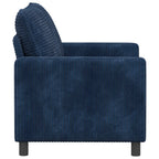 Sofá Azul marino 126 x 81 x 87,5 cm Poliéster