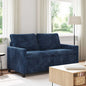 Navy Blue Sofa 126 x 81 x 87.5 cm Polyester