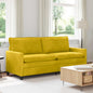 Yellow Sofa 126 x 81 x 87.5 cm Velvet