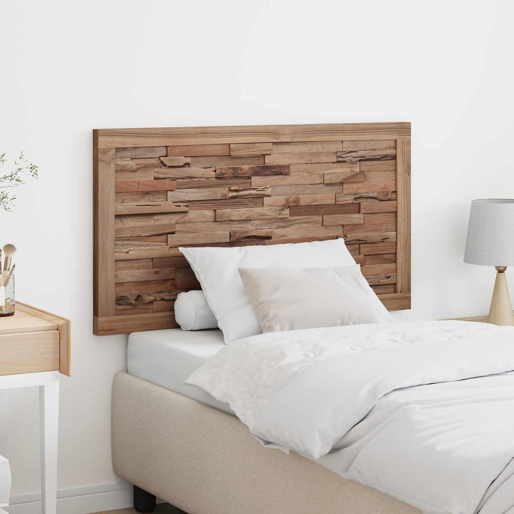 Cabecero Natural Madera de teca maciza