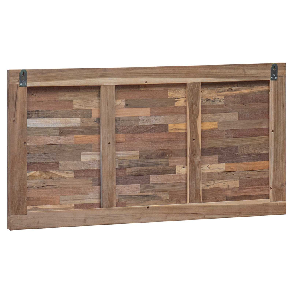 Cabecero Natural Madera de teca maciza