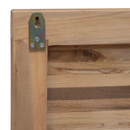 Cabecero Natural Madera de teca maciza