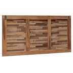 Cabecero Natural Madera de teca maciza