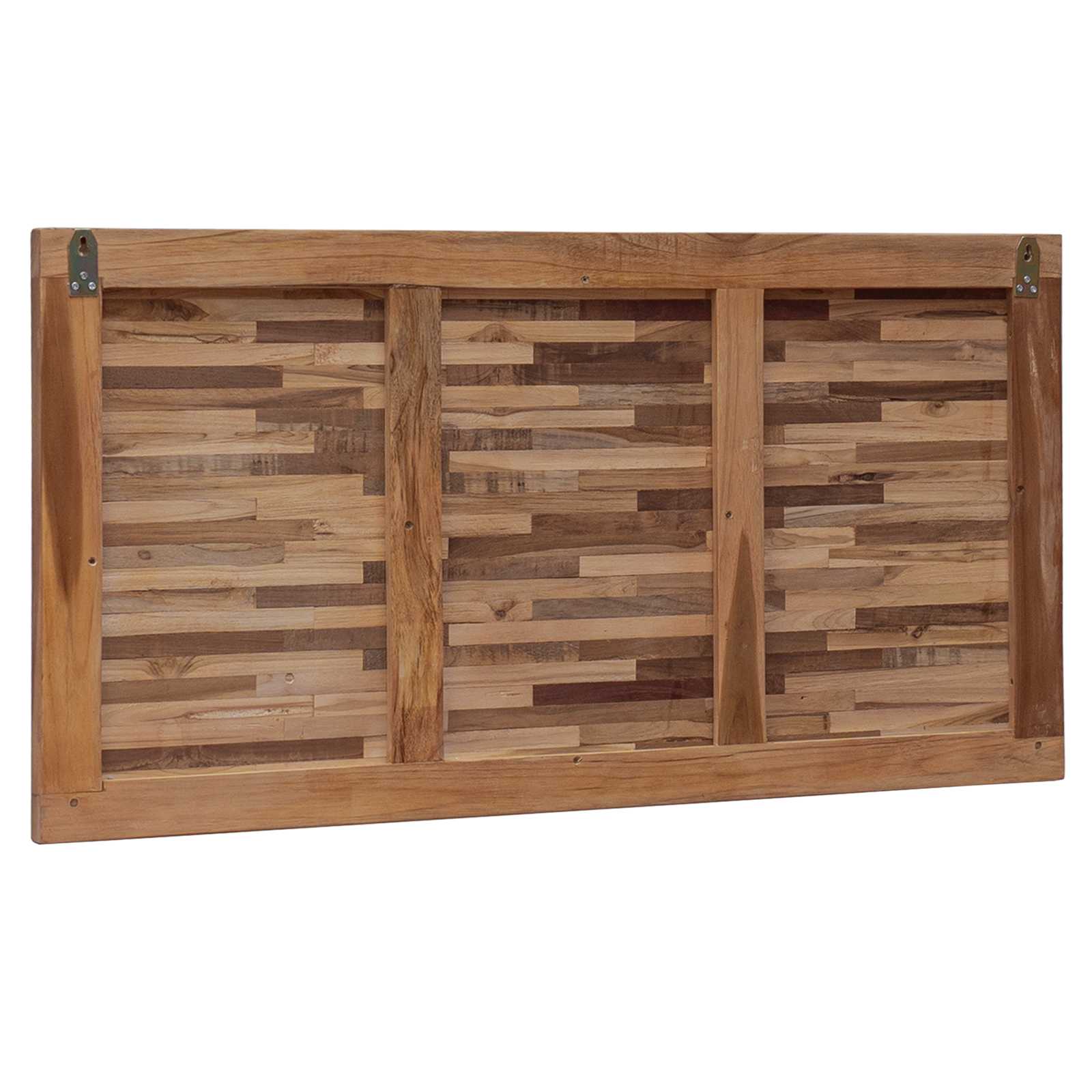 Cabecero Natural Madera de teca maciza