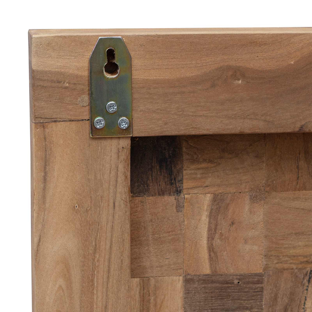 Cabecero Natural Madera de teca maciza