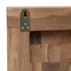 Cabecero Natural Madera de teca maciza