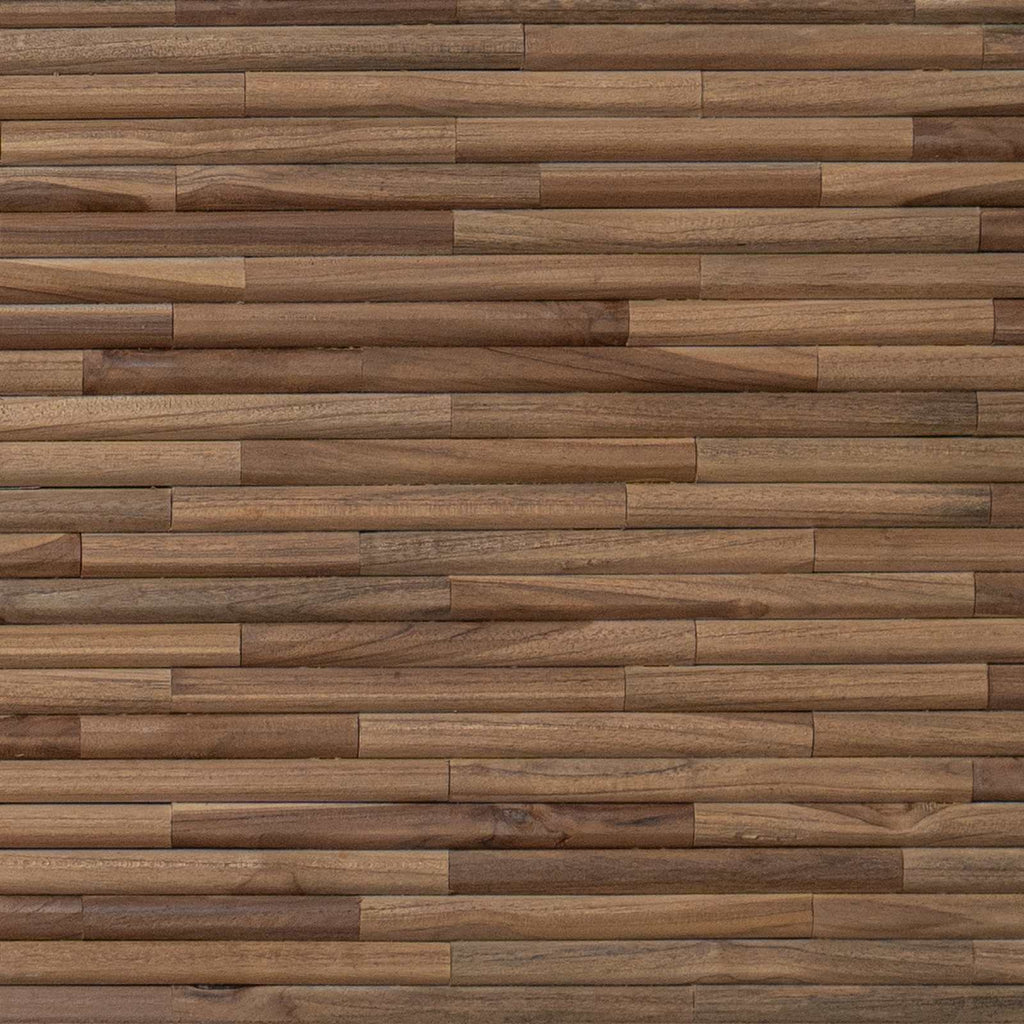 Cabecero Natural Madera de teca maciza