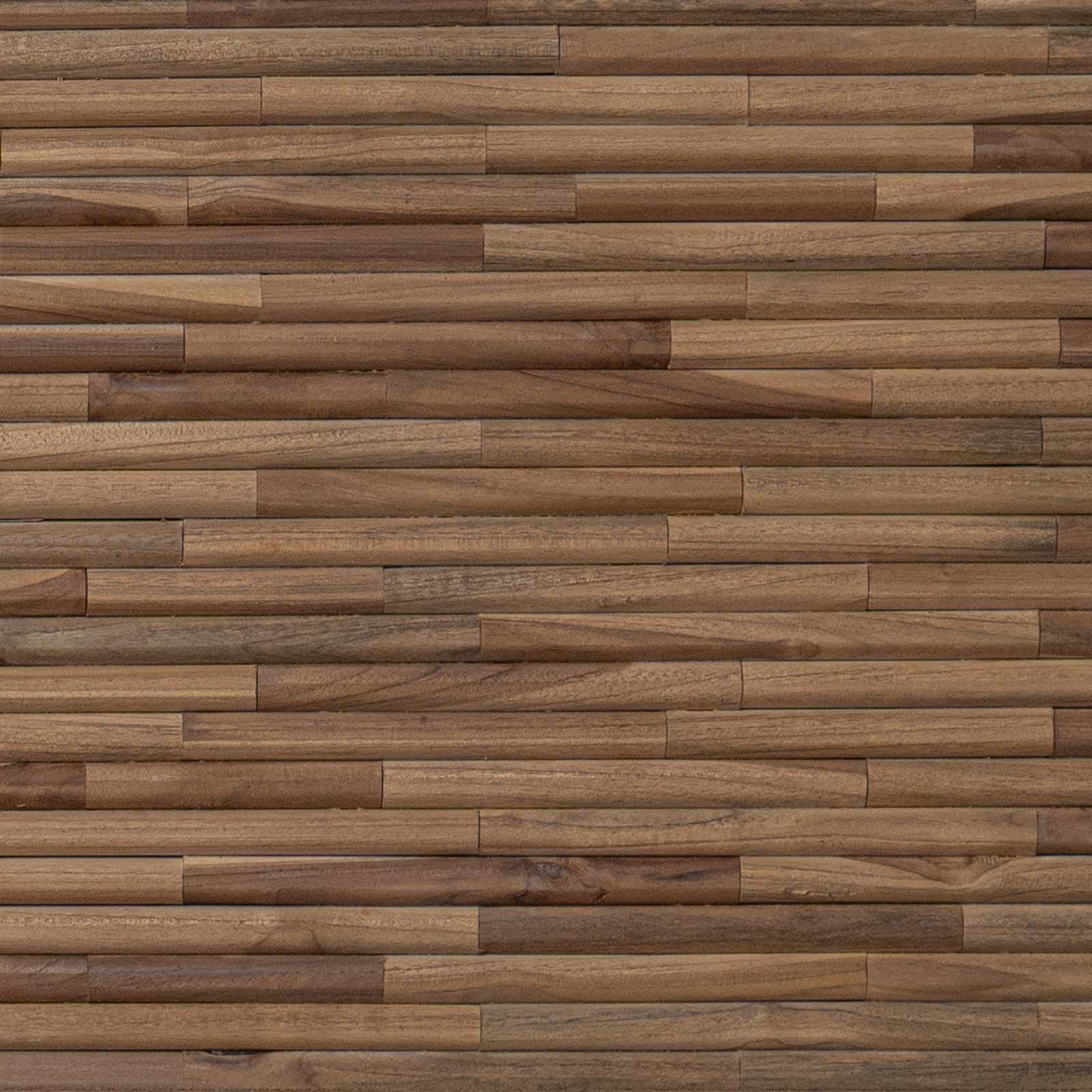 Cabecero Natural Madera de teca maciza