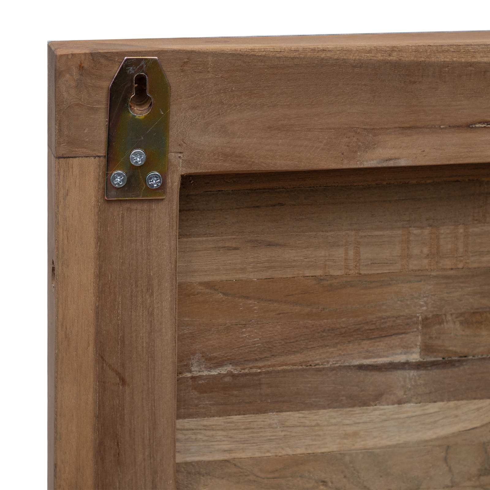 Cabecero Natural Madera de teca maciza