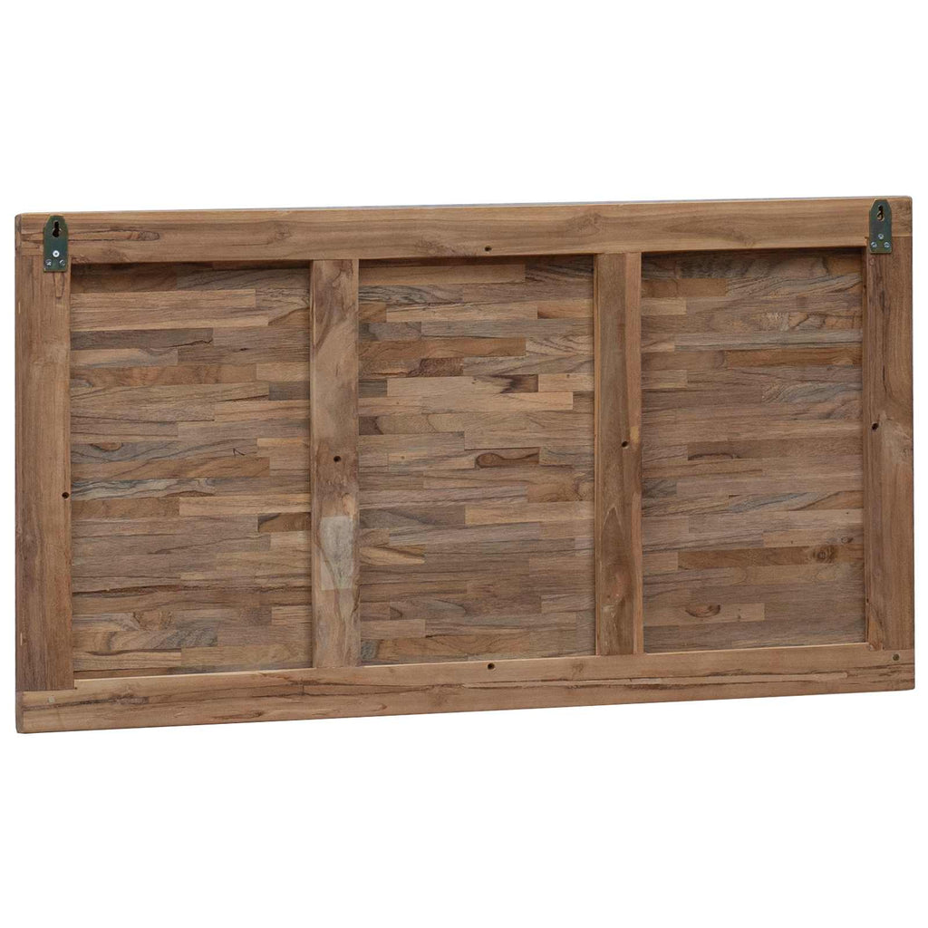 Cabecero Natural Madera de teca maciza