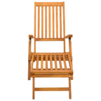 Recliner y tumbona plegable 2 pcs 55 x 146 x 91 cm