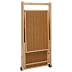 Carrito de cocina con ruedas Marrón Claro 65 x 40,5 x 76,5 cm