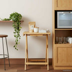 Mesa de Cocina Manual Natural 40 x 30 x 53,5 cm Bambú