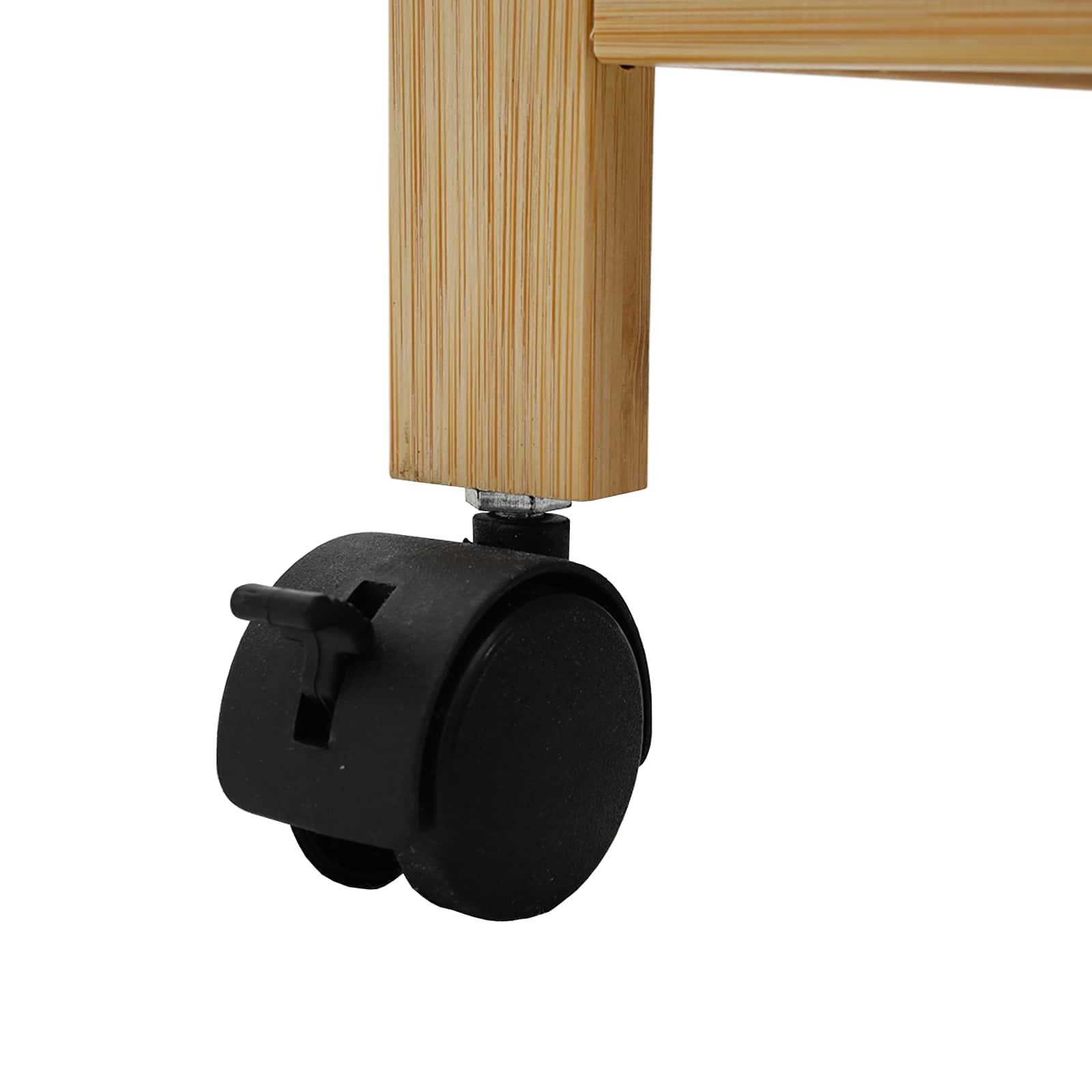 Carrito de cocina con ruedas Natural 60 x 18 x 97 cm Bambú