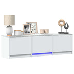 Mueble de TV con LED 140 x 34 x 40 cm Madera de ingeniería