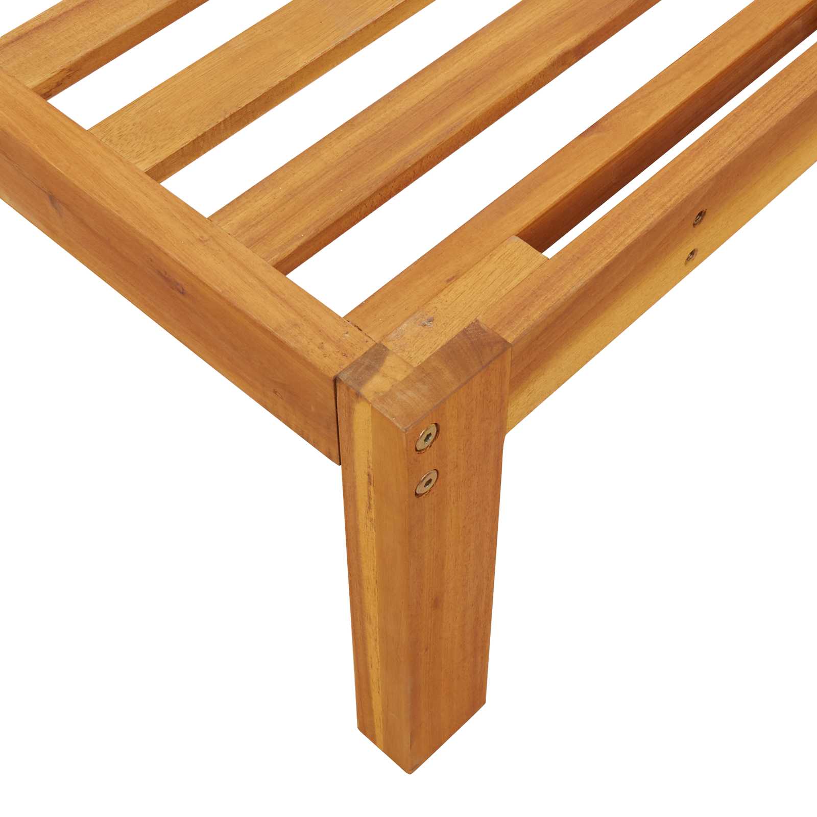 Juego de Sofá con cojín 2 pcs Antracita Madera de Acacia Sólida