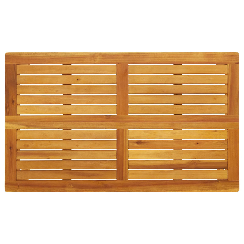 Juego de Sofá 4 pcs Gris Madera de Acacia Sólida