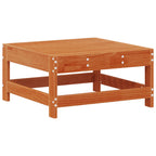 Conjunto de Sofás de Jardín 6 pcs Marrón Cera Pino macizo