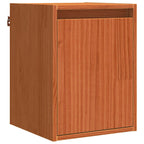 Armario de Pared con puerta 2 pcs Marrón cera 30 x 30 x 40 cm