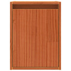 Armario de Pared con puerta 2 pcs Marrón cera 30 x 30 x 40 cm