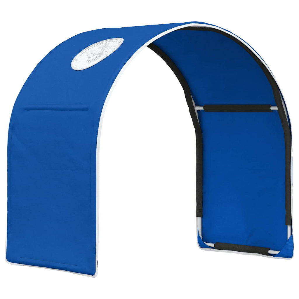 Túnel de cama 2 pcs Azul 211 x 52,5 x 2 cm Poliéster