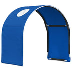 Túnel de cama 2 pcs Azul 211 x 52,5 x 2 cm Poliéster