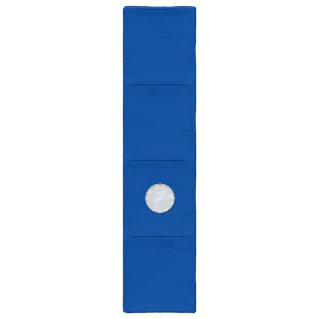 Túnel de cama 2 pcs Azul 211 x 52,5 x 2 cm Poliéster