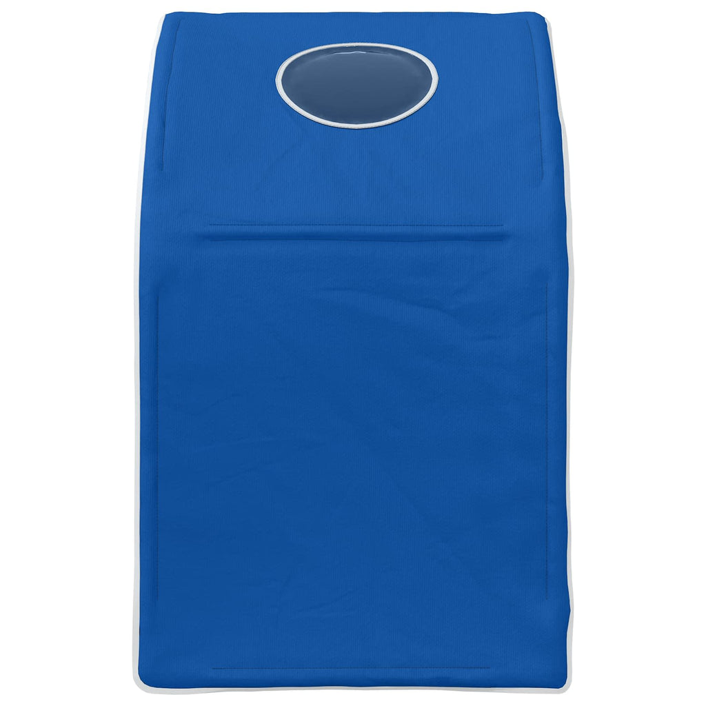 Túnel de cama 2 pcs Azul 211 x 52,5 x 2 cm Poliéster