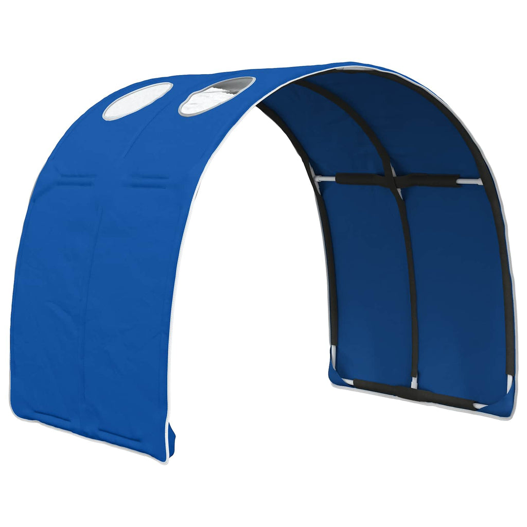 Túnel de cama 2 pcs Azul 211 x 67.5 x 2 cm Poliéster