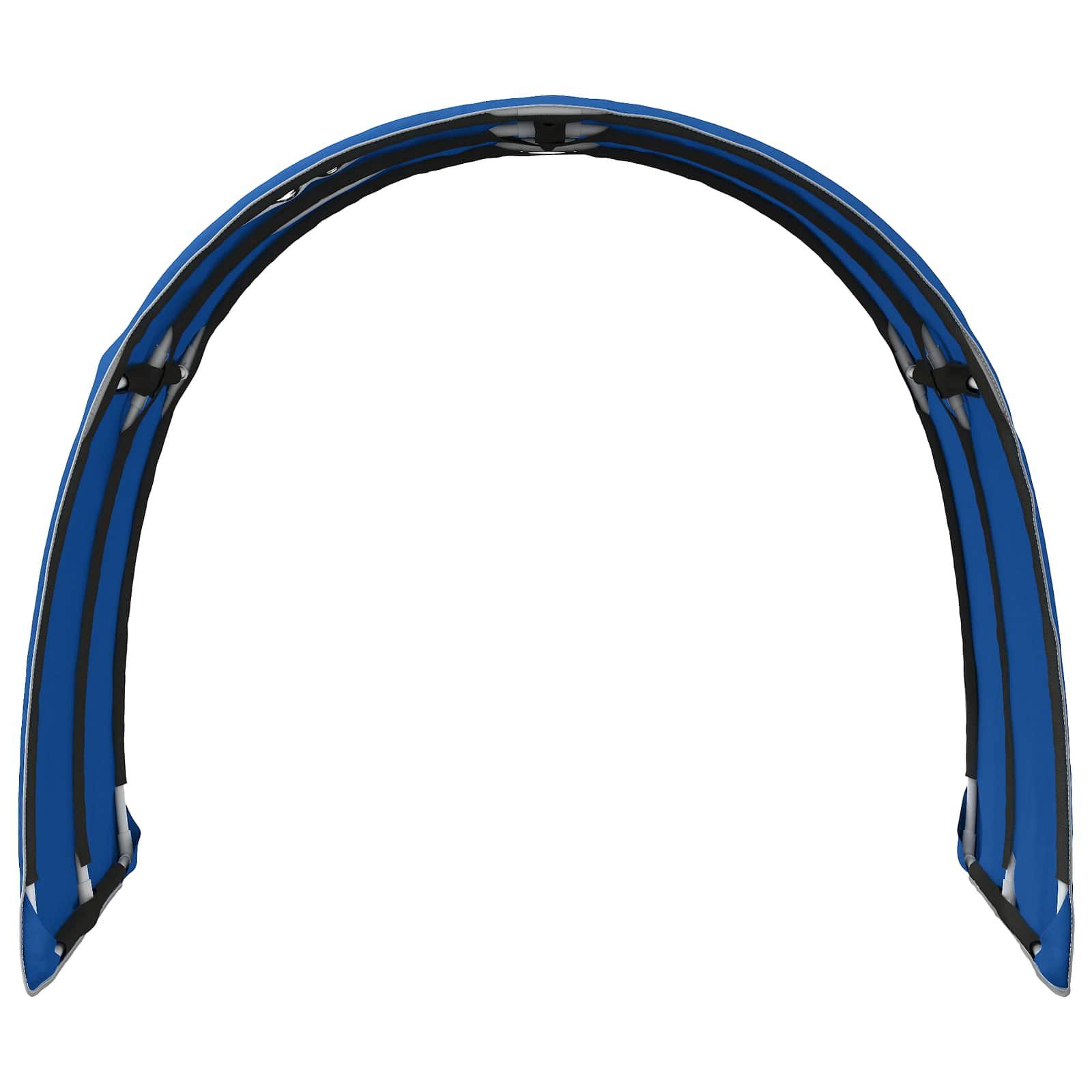Túnel de cama 2 pcs Azul 211 x 67.5 x 2 cm Poliéster