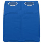 Túnel de cama 2 pcs Azul 211 x 67.5 x 2 cm Poliéster
