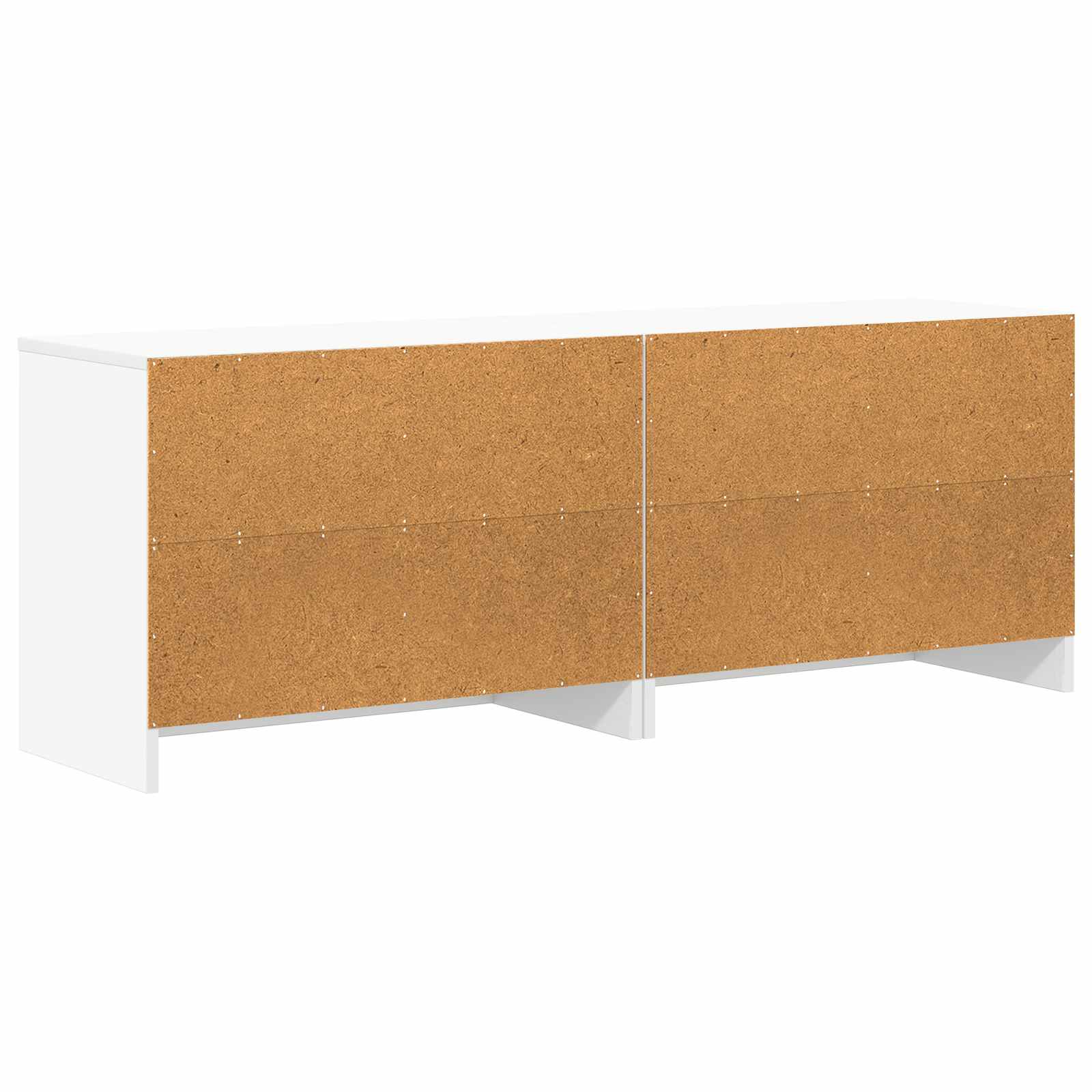 Mueble cama 2 pcs Blanco 66 x 33 x 48 cm Madera de ingeniería