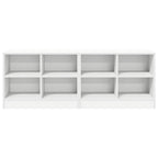 Mueble cama 2 pcs Blanco 66 x 33 x 48 cm Madera de ingeniería