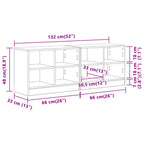Mueble cama 2 pcs Blanco 66 x 33 x 48 cm Madera de ingeniería