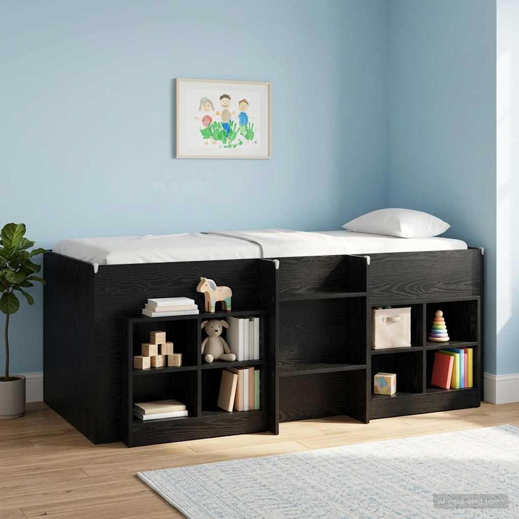 Mueble cama 2 pcs Blanco 66 x 33 x 48 cm Madera de ingeniería