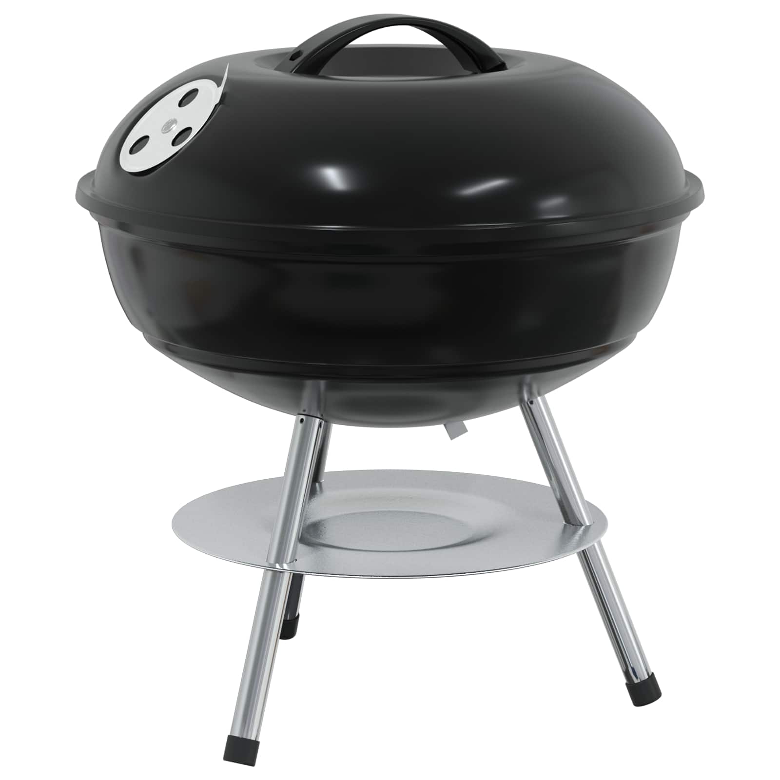 Parrilla de carbón Negro 36,5 x 36,5 x 40 cm