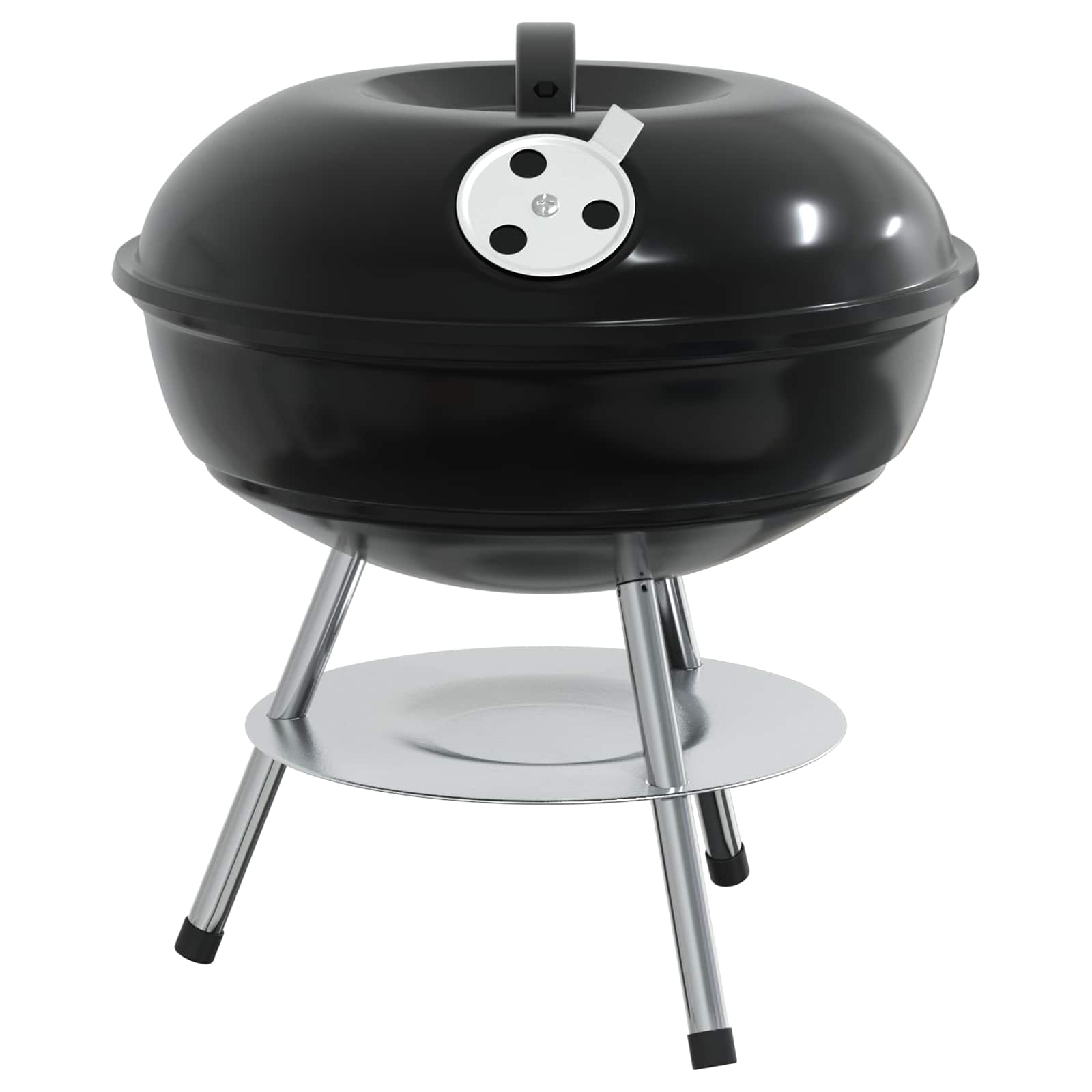 Parrilla de carbón Negro 36,5 x 36,5 x 40 cm