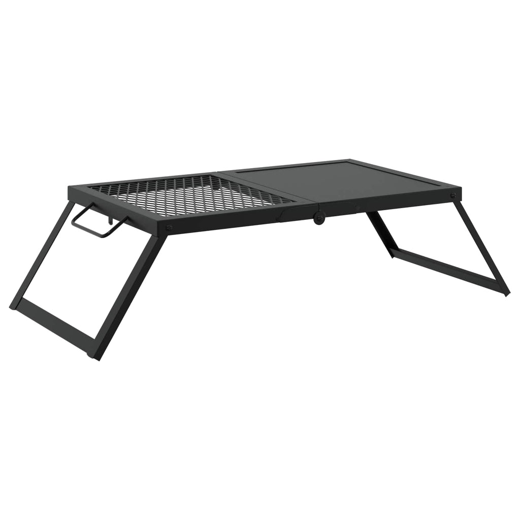 Parrilla de Camping Plegable Negro 31,5 x 26,5 x 4 cm