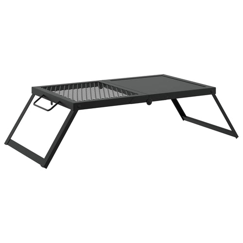 Parrilla de Camping Plegable Negro 31,5 x 26,5 x 4 cm