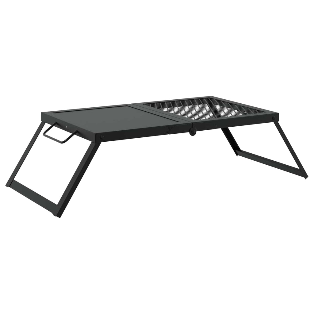 Parrilla de Camping Plegable Negro 31,5 x 26,5 x 4 cm