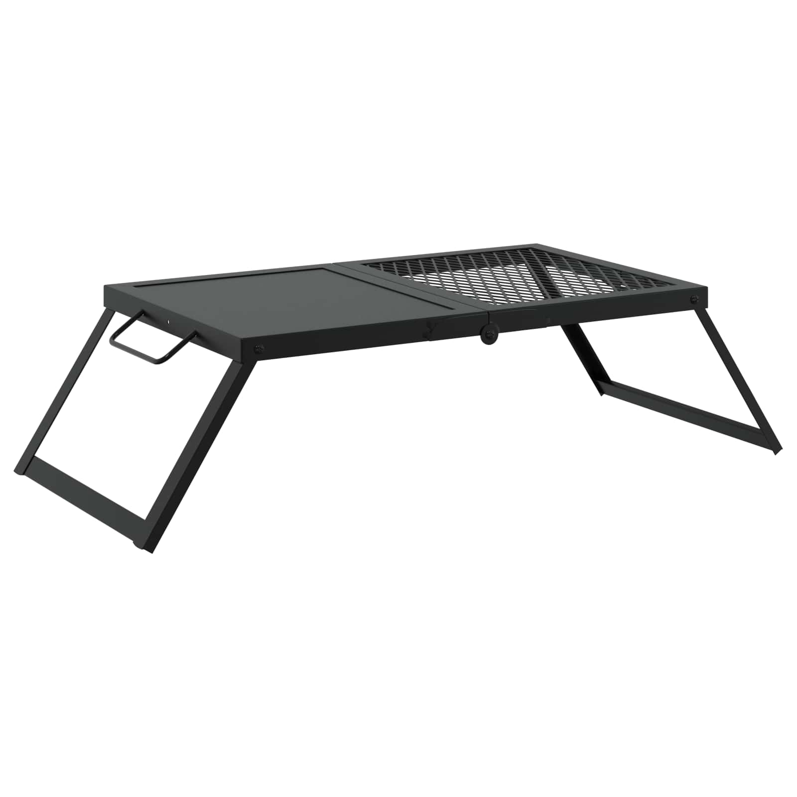 Parrilla de Camping Plegable Negro 31,5 x 26,5 x 4 cm