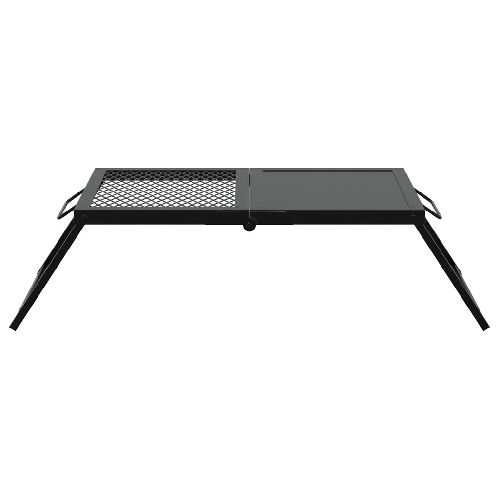 Parrilla de Camping Plegable Negro 31,5 x 26,5 x 4 cm