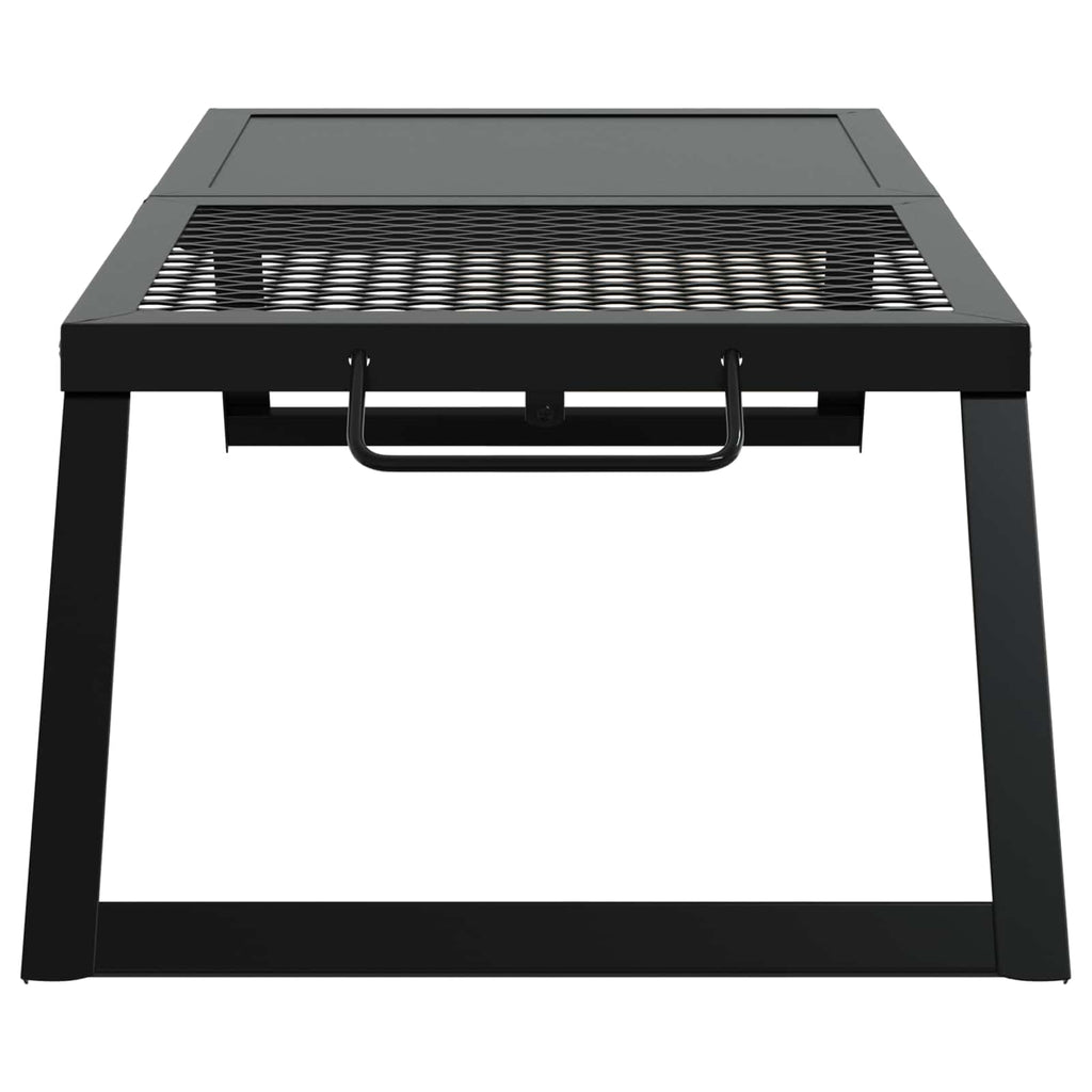 Parrilla de Camping Plegable Negro 31,5 x 26,5 x 4 cm